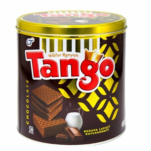 

[1 Karton = 6 kaleng] Wafer TANGO Jajanan Lebaran Suguhan Hari Raya-vanila coklat