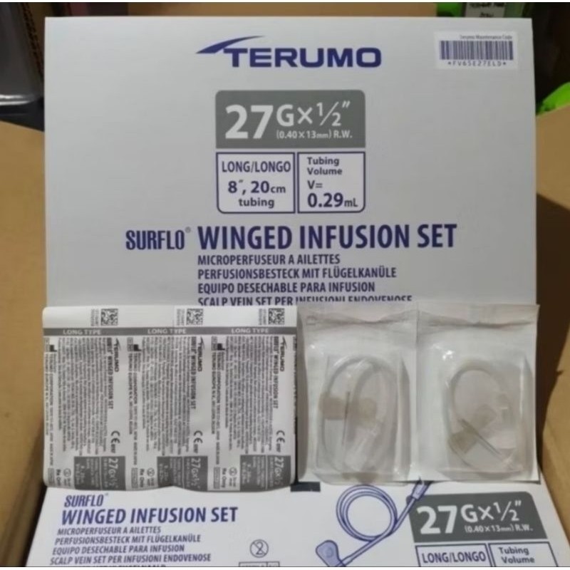 Wing 27g Terumo/ Wing Needle 27g Terumo