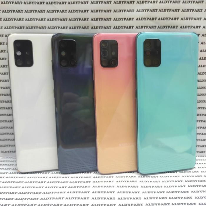 Back Casing Housing Bezel Frame Lcd Samsung A51 A515 A515f Original - Hitam