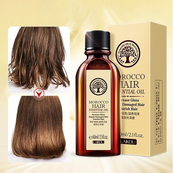 

- LAIKOU Serum Treatment Rambut Argan Oil 60ml -