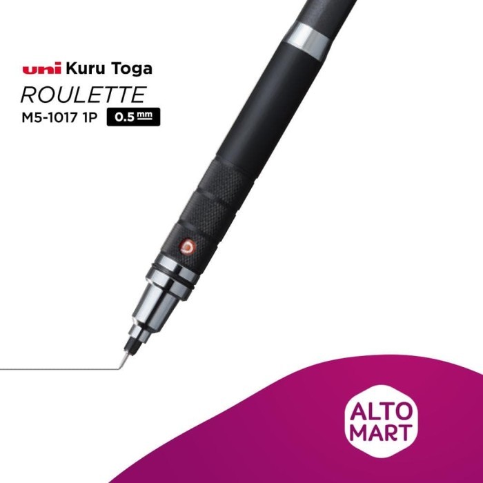

TERMURAH UNI Kuru Toga Roulette Mechanical Pencil 0.5 mm - Black