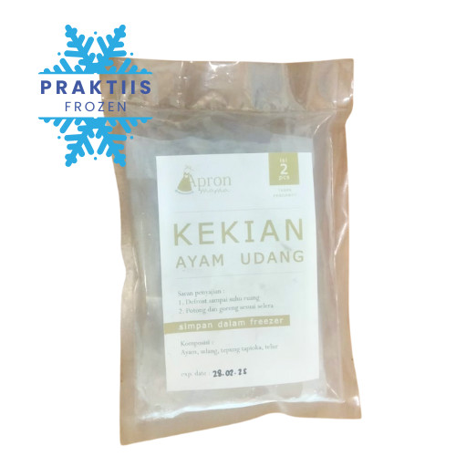 

APRON MAMA KEKIAN AYAM UDANG HOMEMADE 320GR ISI 2 /