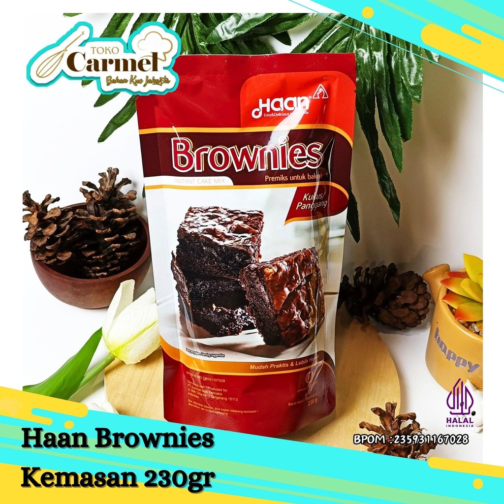 

Haan Brownies Mix 230gr - Tepung Brownies Instant