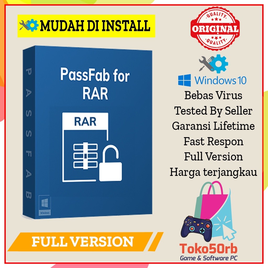 Software Recovery Pass RAR: PassFab for RAR 9 [WIN]