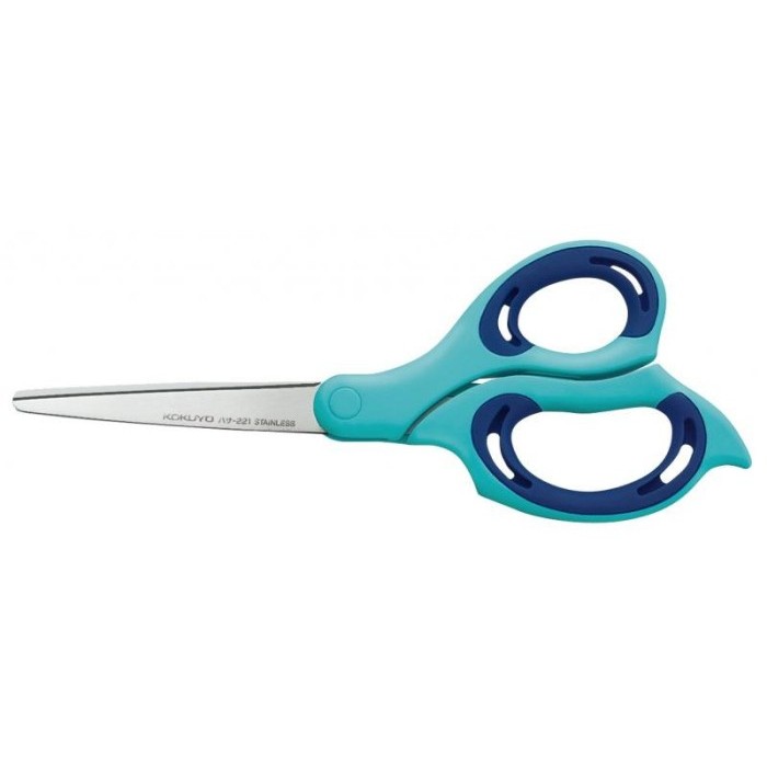 

Aerofit Scissors with Wave Handle Blue