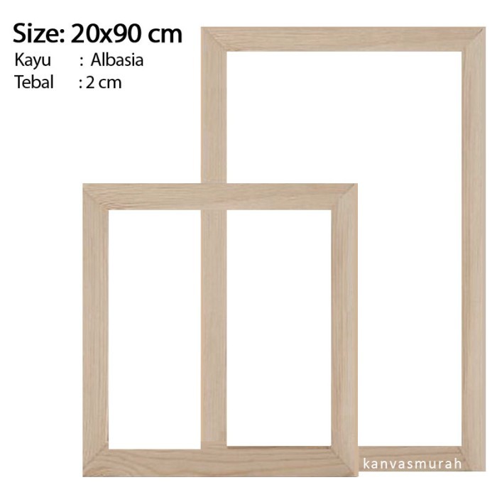 

Spanram 20x90 cm Span Ram Kayu Frame 90x20 cm