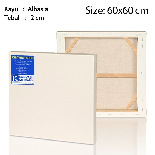 

Kanvas Lukis Spanram 60x60 cm Canvas Frame 60x60 cm