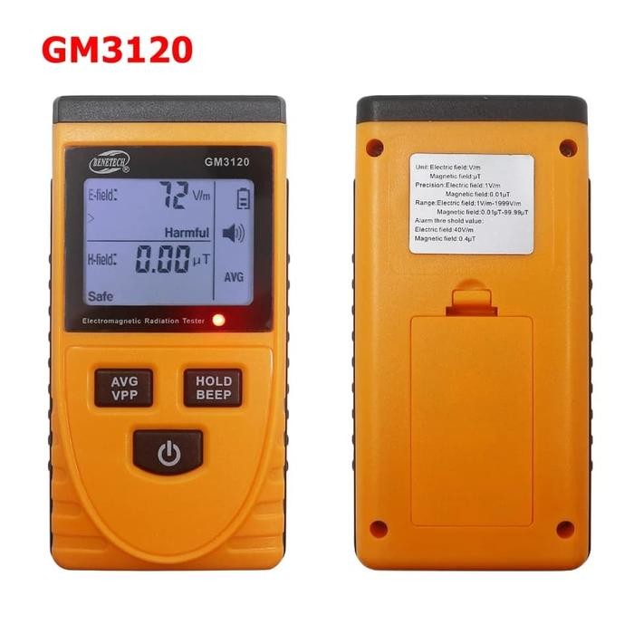 Detektor Radiasi Elektromagnetik Digital Detector Meter Dosimeter Test