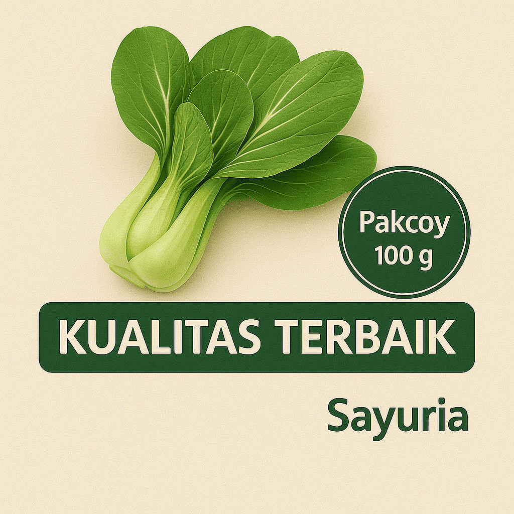 

Sayuria – Pakcoy Segar 200gr | Sayuran Hijau Renyah, Cocok untuk Tumis & Rebusan