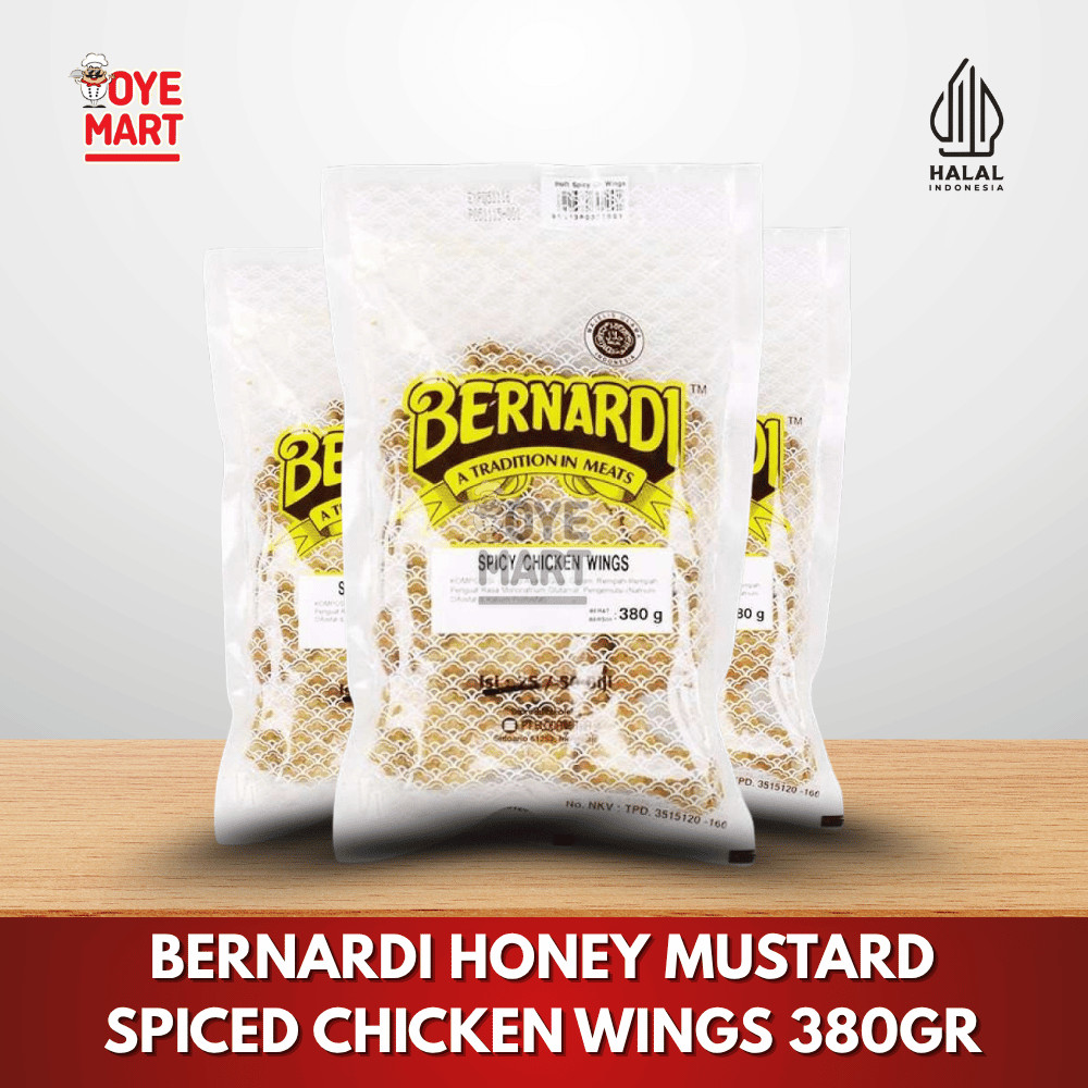 

BERNARDI HONEY MUSTARD SPICED CHICKEN WINGS 380GR / SAYAP AYAM PEDAS HONEY MUSTARD