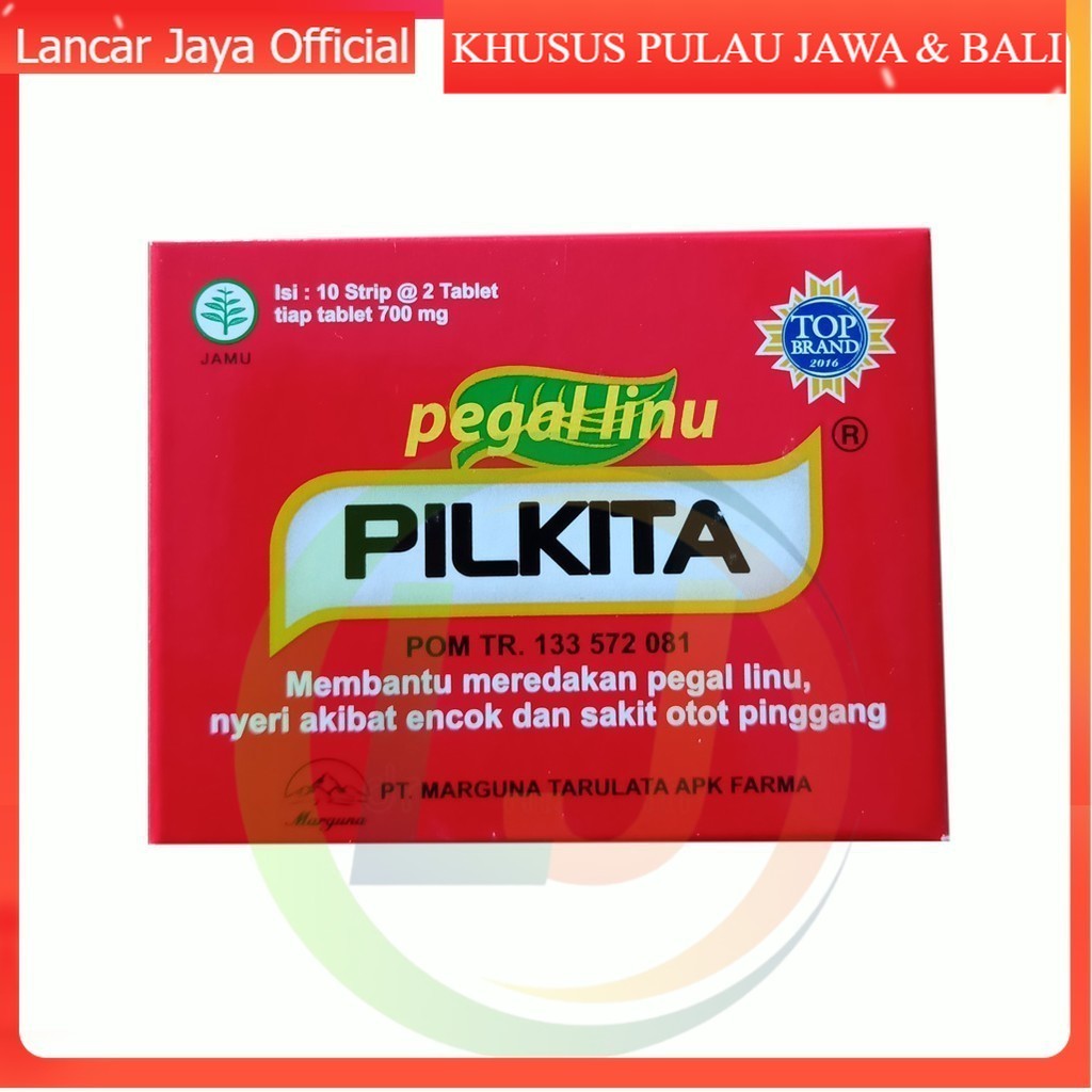 [ECER] OBAT PILKITA 1 STRIP | OBAT NYERI OTOT | SUPLEMEN | HERBAL STAMINA | PILKITA TABLET
