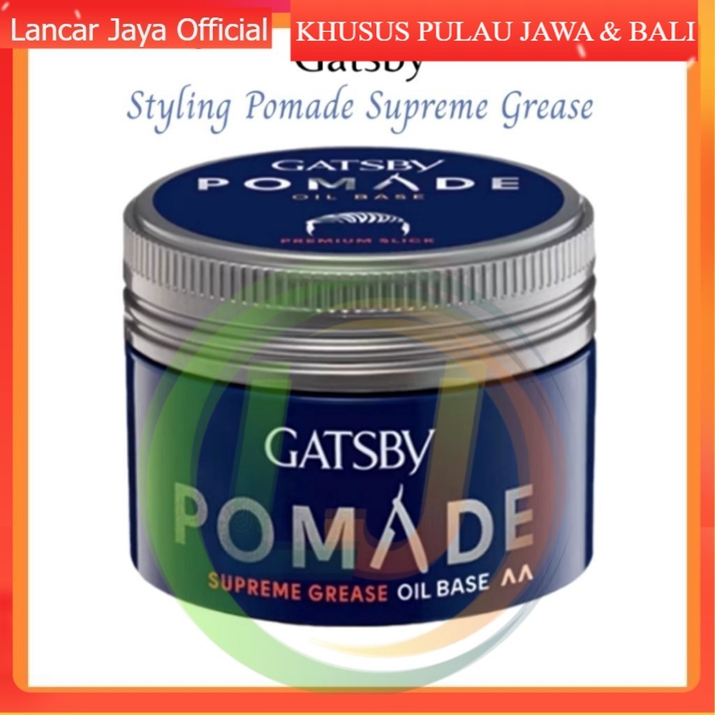 Gatsby Pomade Pot 75g | Gatsby Pomade Biru 80g | Gatsbi Pomade Coklat | Gatsby Pomade Cokelat | Gats