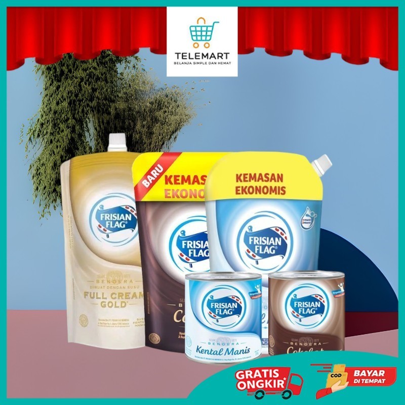 

FRISIAN FLAG SUSU KENTAL MANIS 545GR KEMASAN POUCH ANTI TUMPAH TELEMART