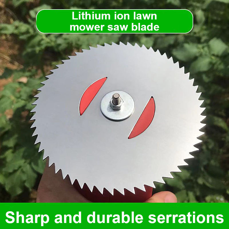 Mata Gergaji Pemotong Rumput Lithium Ion Stainless Steel 60 Gigi