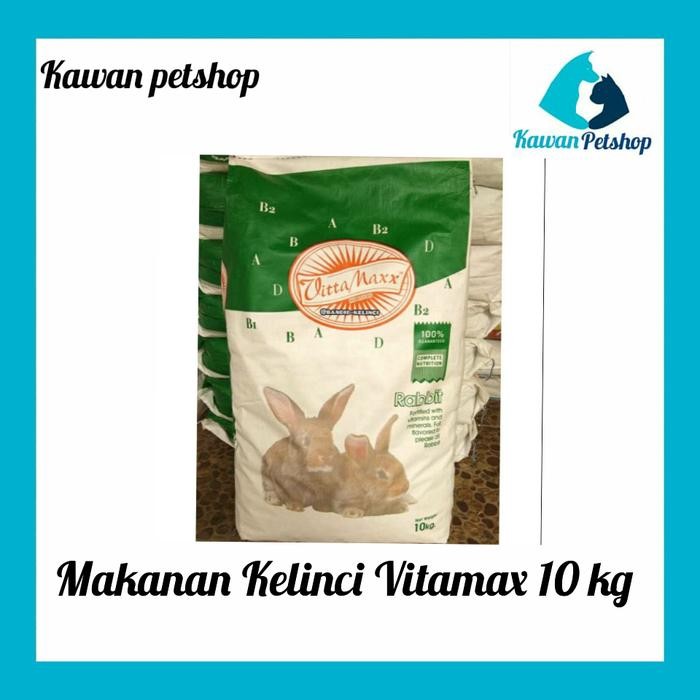 Makanan Kelinci Vitamax 10 Kg -Expedisi Makanan Kelinci Vitamax Rabbit