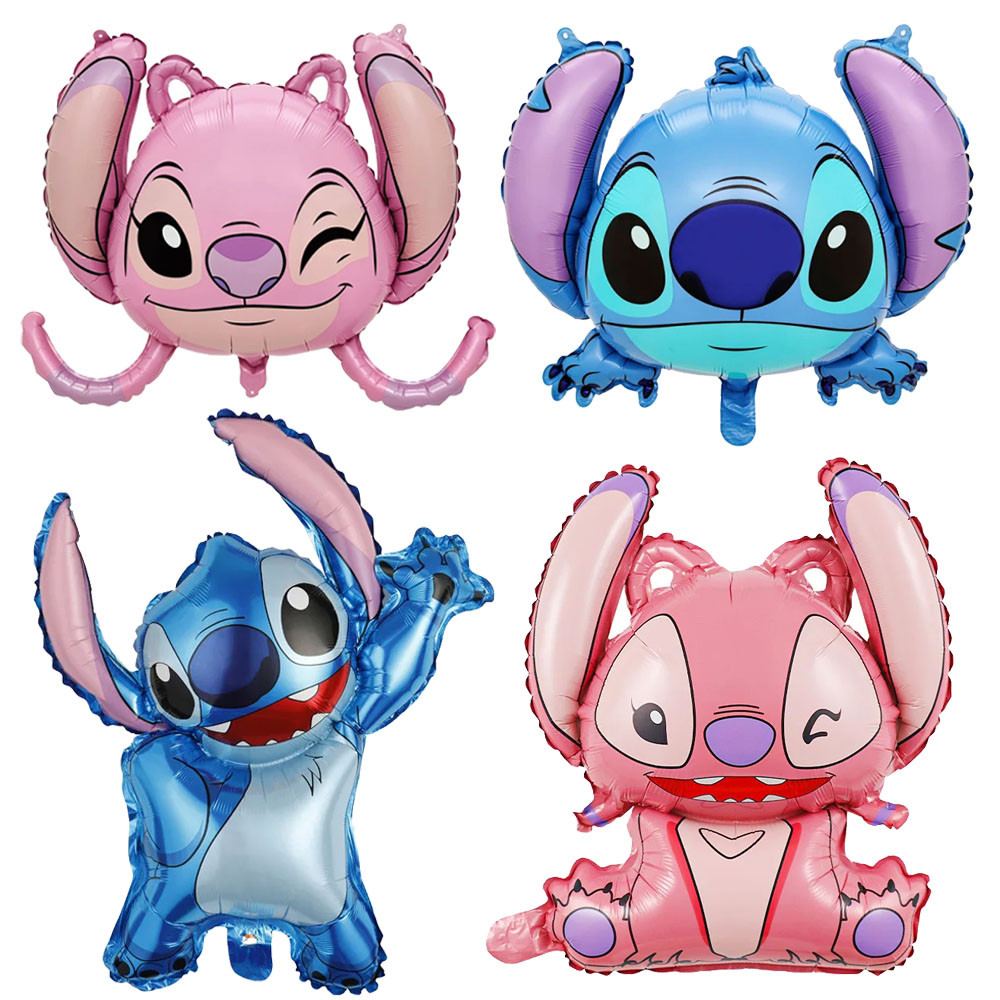 

New Lilo Stitch Balloons Set Party Deco Stitch Aluminum Foil Balloon Boys Girls Birthday Party Baby Shower Kids Gift Supplies