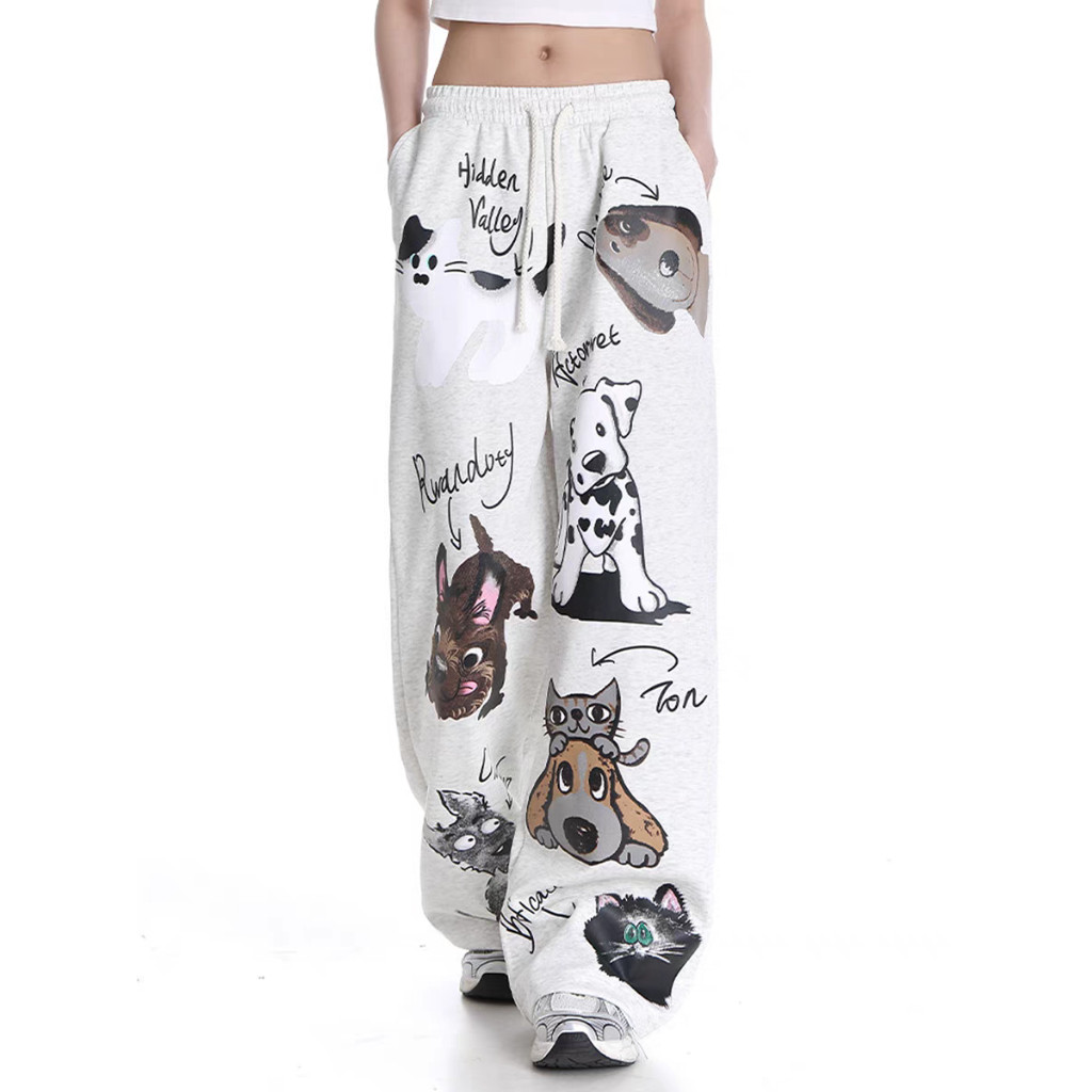 SKENA PANTS DOG ANIMAL CELANA BAGGY KULOT YB STYLE