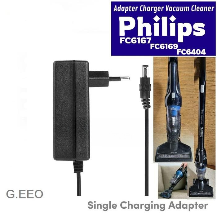 Ready Charger Adaptor Philips FC6167 Vacuum Cleaner FC6169 FC6404 Vakum