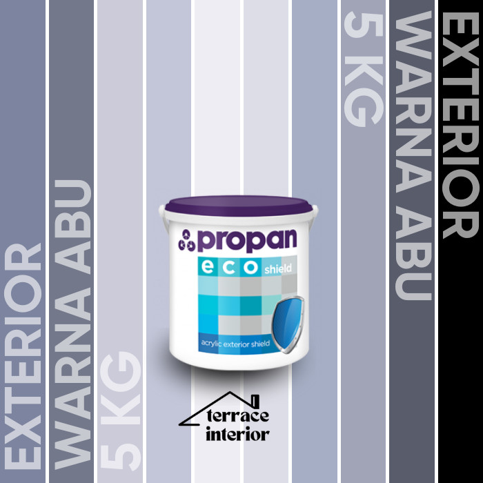 Cat Tembok Exterior Propan Eco Shield  Warna Abu 5 Kg