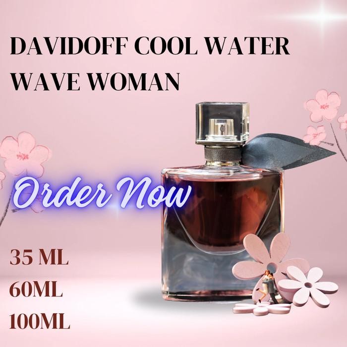 Parfum Premium | Parfum Wanita Tahan Lama 24 Jam DAVIDOFF COOL WATER WAVE WOMAN