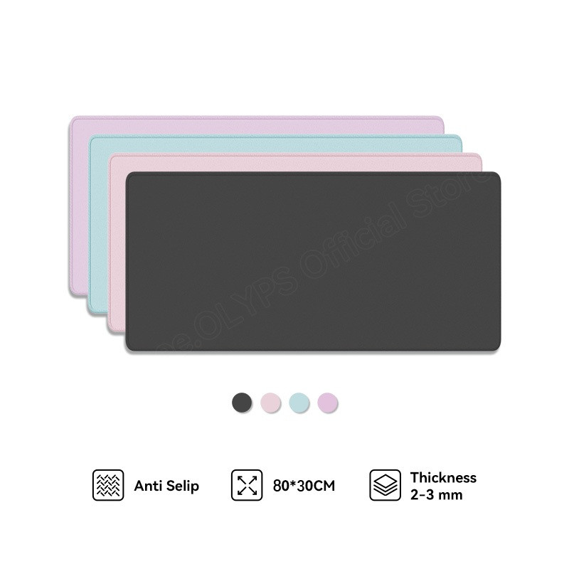 Extra Large Solid Color Mouse Pad | Gaming Mouse Pad | Non-Slip Design | Simple & Premium Quality Ma