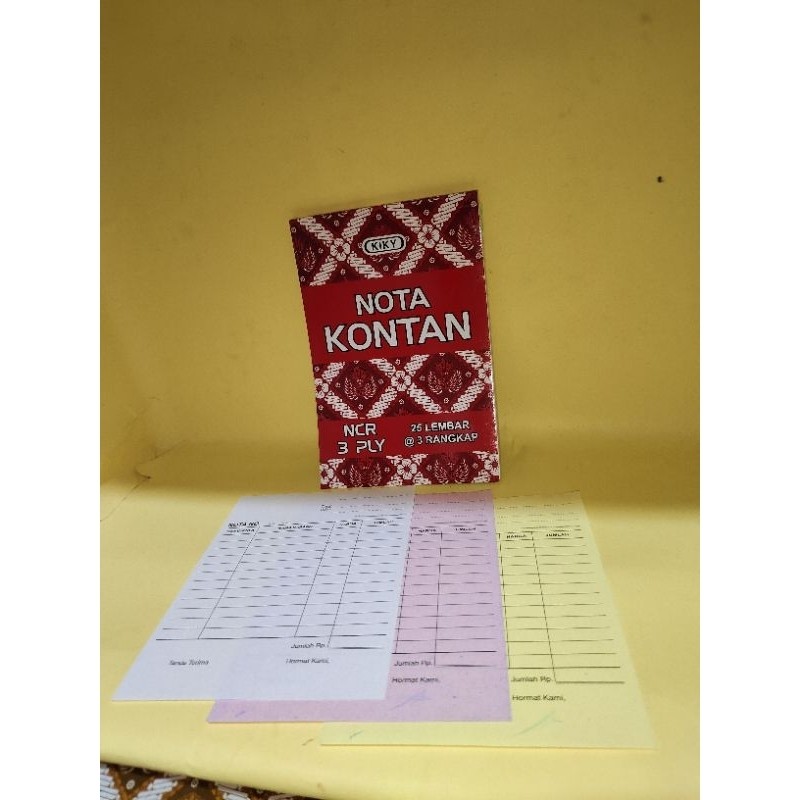 

nota kontan 3ply kecil 1pcs