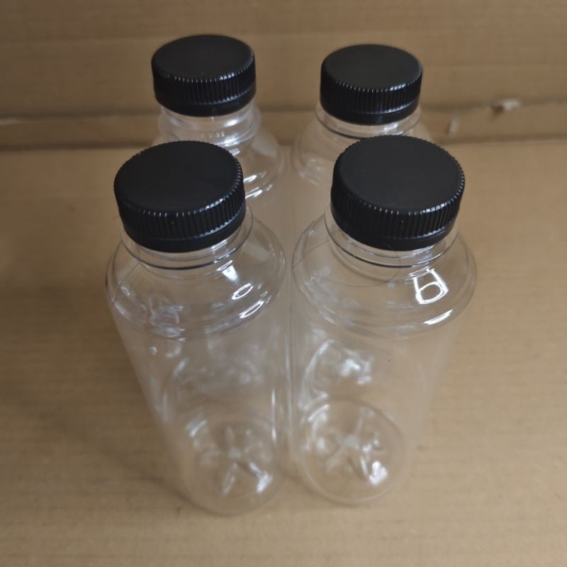 

botol almond tutup hitam 250ml