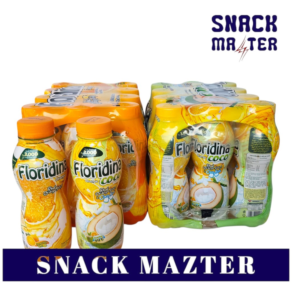 

Floridina Florida Orange Vit C KARTON - Netto 350 ML x 12 BTL