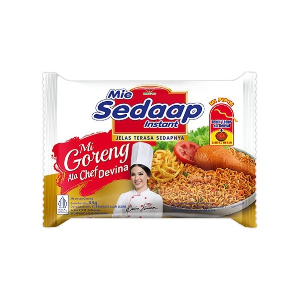 

Sedaap Mie Instant Goreng Ala Chef Devina 93 Gram