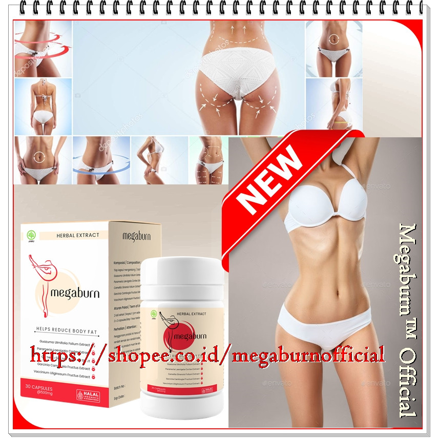 Official Megaburn™ helps reduce body fat - Megaburn 100% Asli