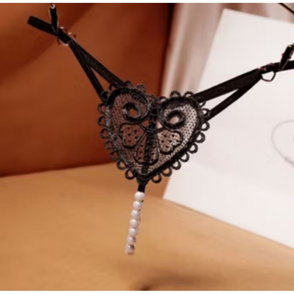 [oddsolshop] pekanbaru/Celana Dalam Wanita Sexy 003 G String CD Pakaian Cewek Mutiara Tali Elastis