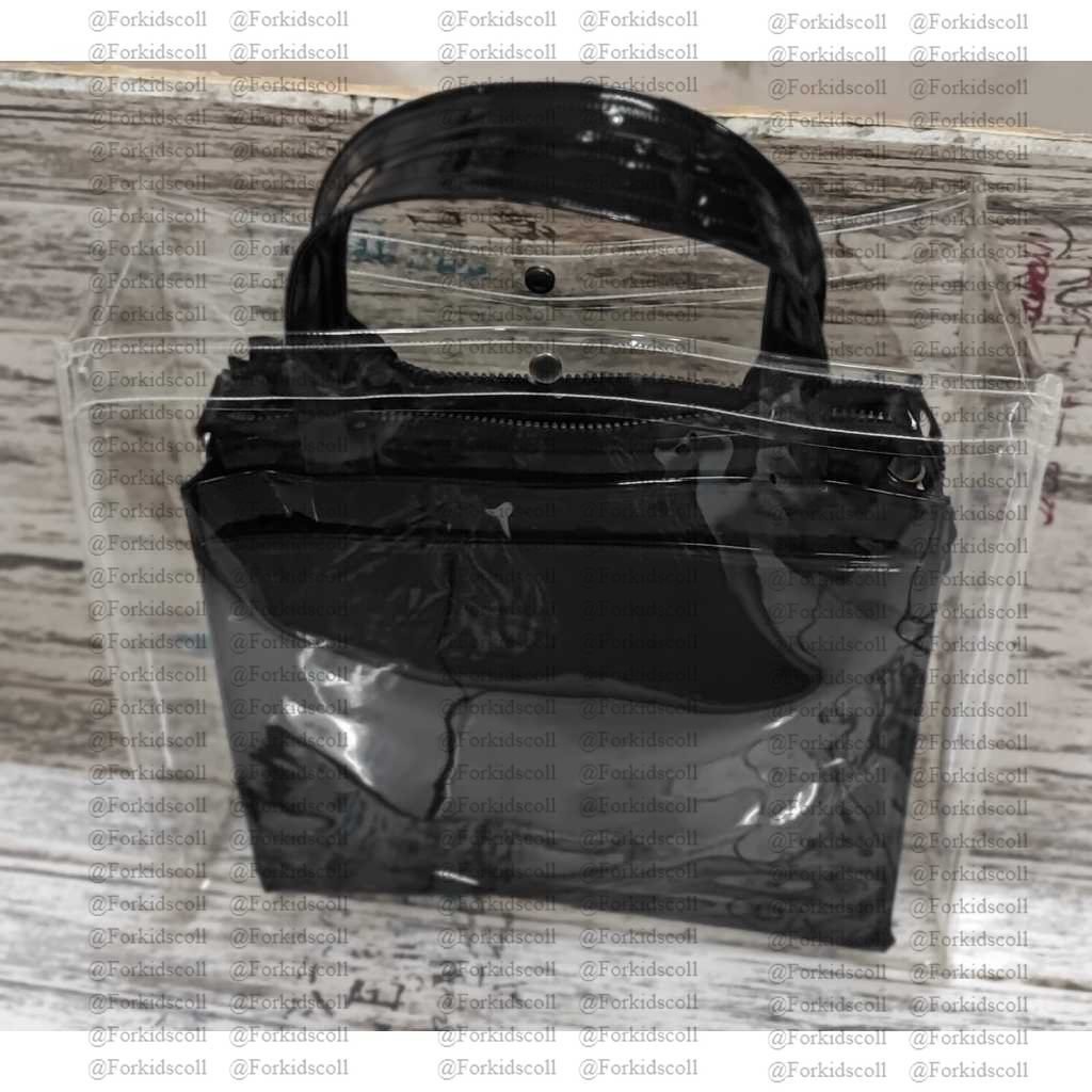 Kotak mika bening transparant Pvc elastis tebal cover pelindung tas custom