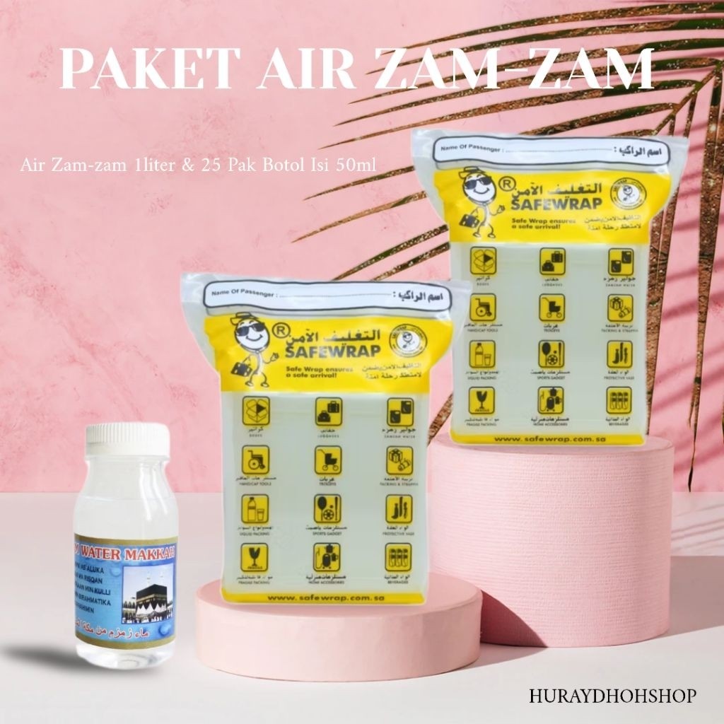 

PAKET 1 SET AIR ZAM-ZAM ASLI ORIGINAL ASLI MAKKAH