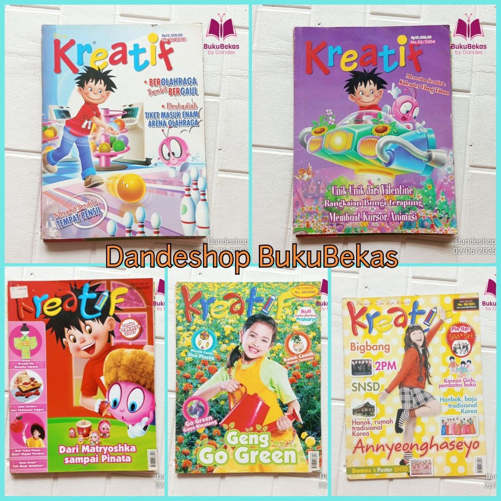 Majalah Bona Kreatif - Magazine Anak