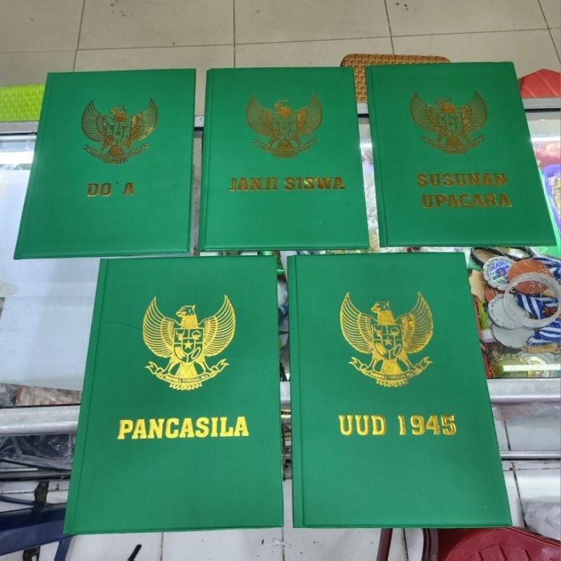 

READY STOK MAP UPACARA KULIT EMBOS UK.F4 SATU PAKET ISI 5 Terlaris