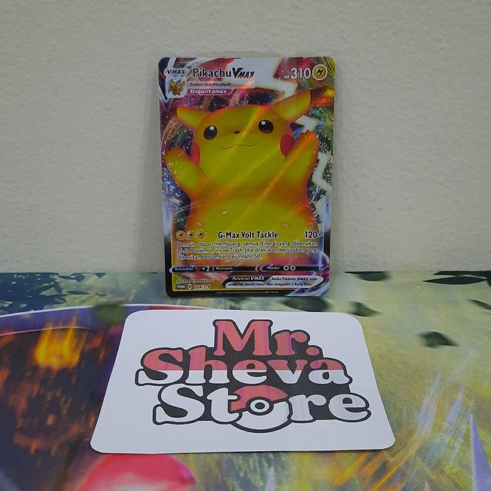 Pikachu VMAX Promo Turnamen 054/S-P (Pokemon Indonesia)