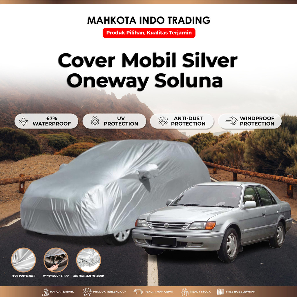 Custom Body Cover Toyota Soluna / Sarung Mobil Toyota Soluna POLYESTHER