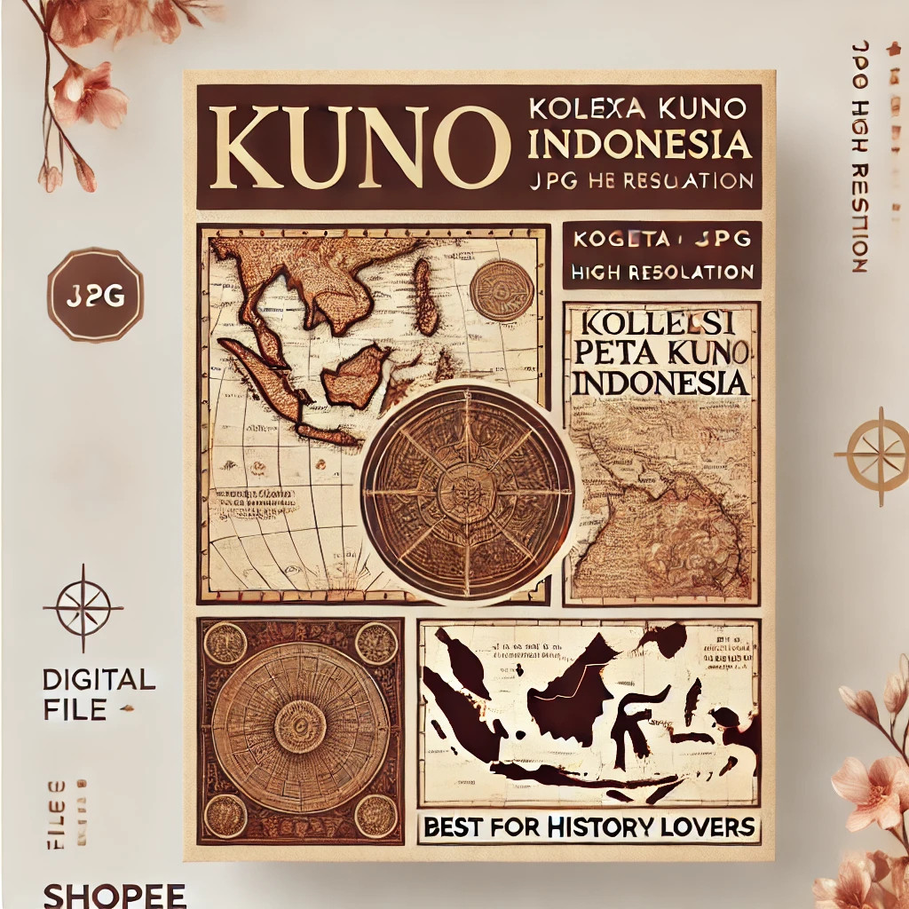 Koleksi Peta - Peta Kuno Indonesia Resolusi Tinggi