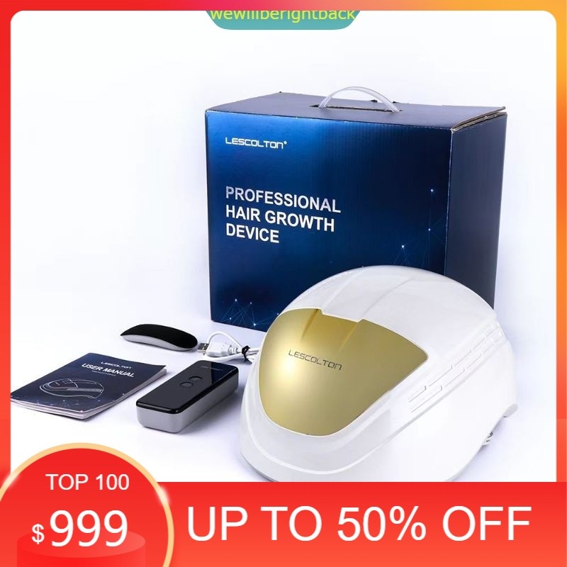 sale lescolton hair growth helmet LS-D620 lescolton infrared laser helm penumbuh rambut wireless RF 