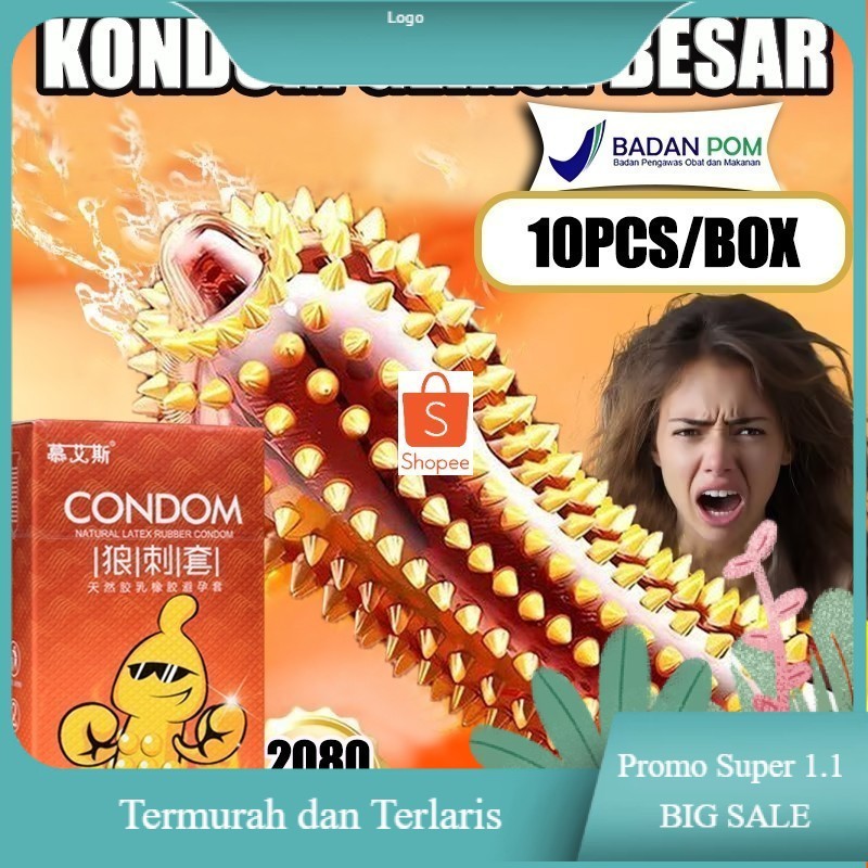 Promo super awal taun ~ [original]Aksesoris Silicon Kondom bergrigi Kondom sutra bergerigi Kondom gr