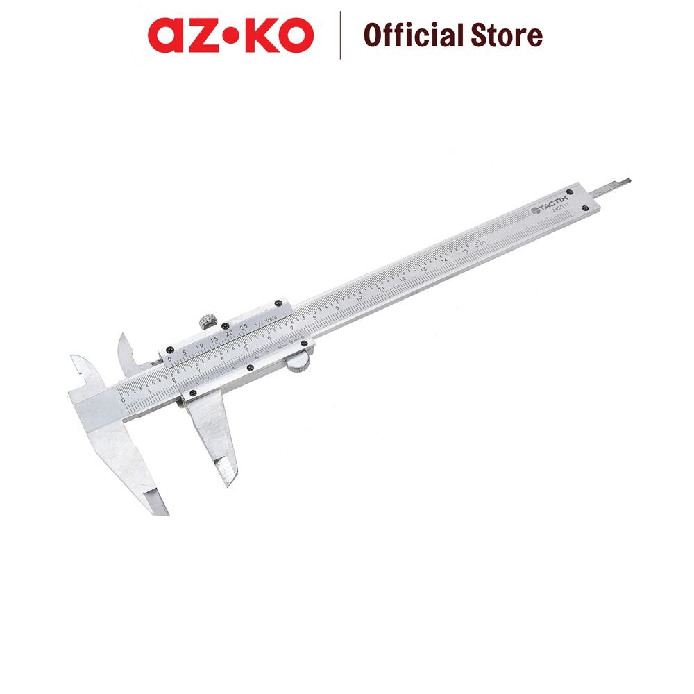

AZKO Tactix Jangka Sorong 15 cm 0.02 Mm Caliper Vernier Alat Pengukur Benda Kerja Penggaris Besi Perkakas Pengukur Dan Penanda Perlengkapan Tukang