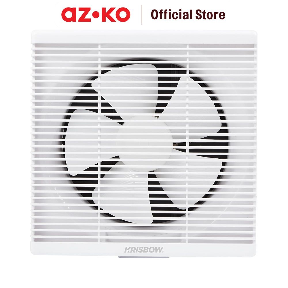 AZKO Krisbow 12 inci Exhaust Fan 1 Arah - Putih Freshener Aromaterapi Pewangi Kamar Room Fragrance