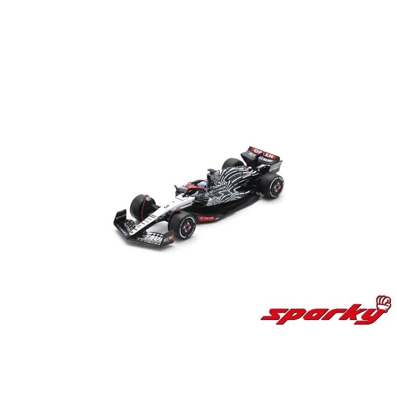 Spark 1:64 AlphaTauri AT04 No.3 Scuderia AlphaTauri Las Vegas GP2023 Daniel Ricciardo Diecast Model 