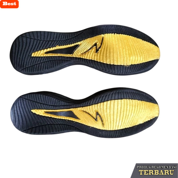 rekomendasi sepatu bola untuk kaki lebar Outsole Specs Black Sol Sole Alas Sepatu Futsal Sepakbola S