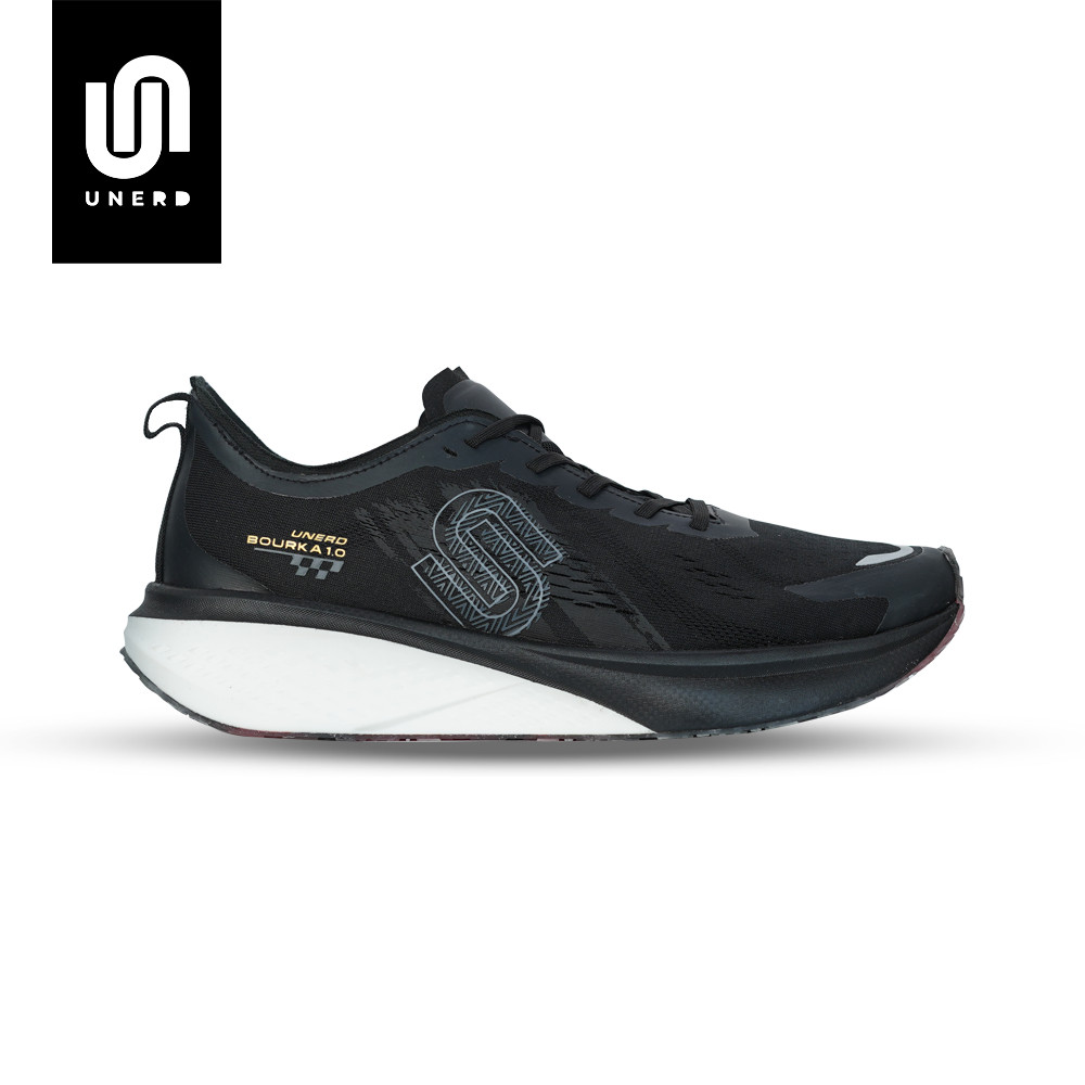 UNERD PERFORMANCE | BOURKA - Meta Black | Sepatu Running