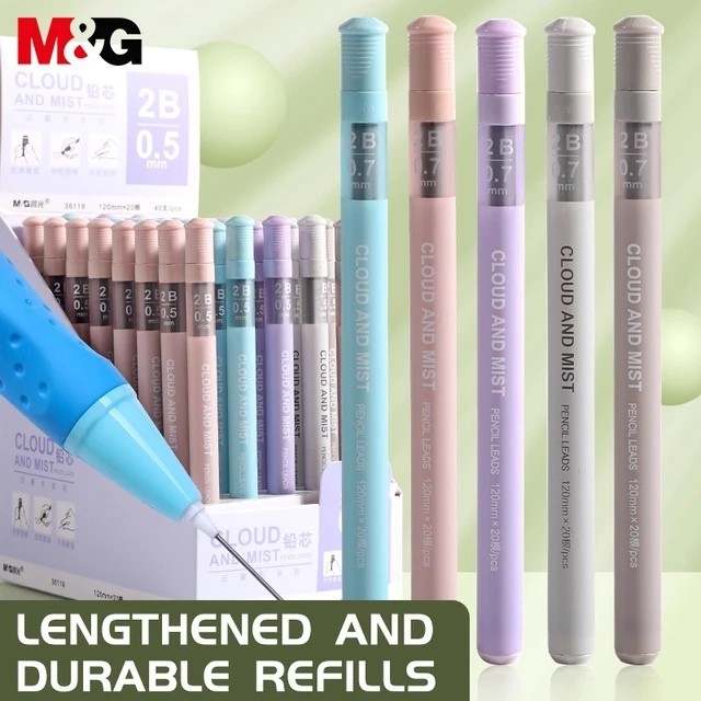 

M&G isi pensil morandi 2B 0.5/0.7 20pcs