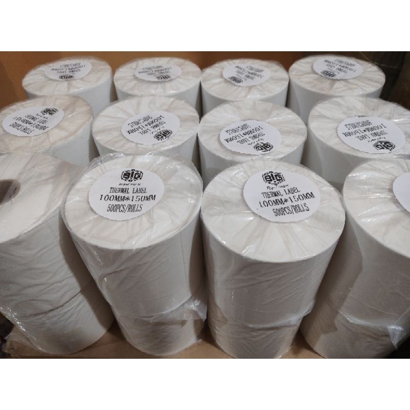 

Thermal 100 x 150 Dus isi 24 pcs | Label Thermal 100x150 1 Dus | Kertas Thermal 1 Dus 100x150