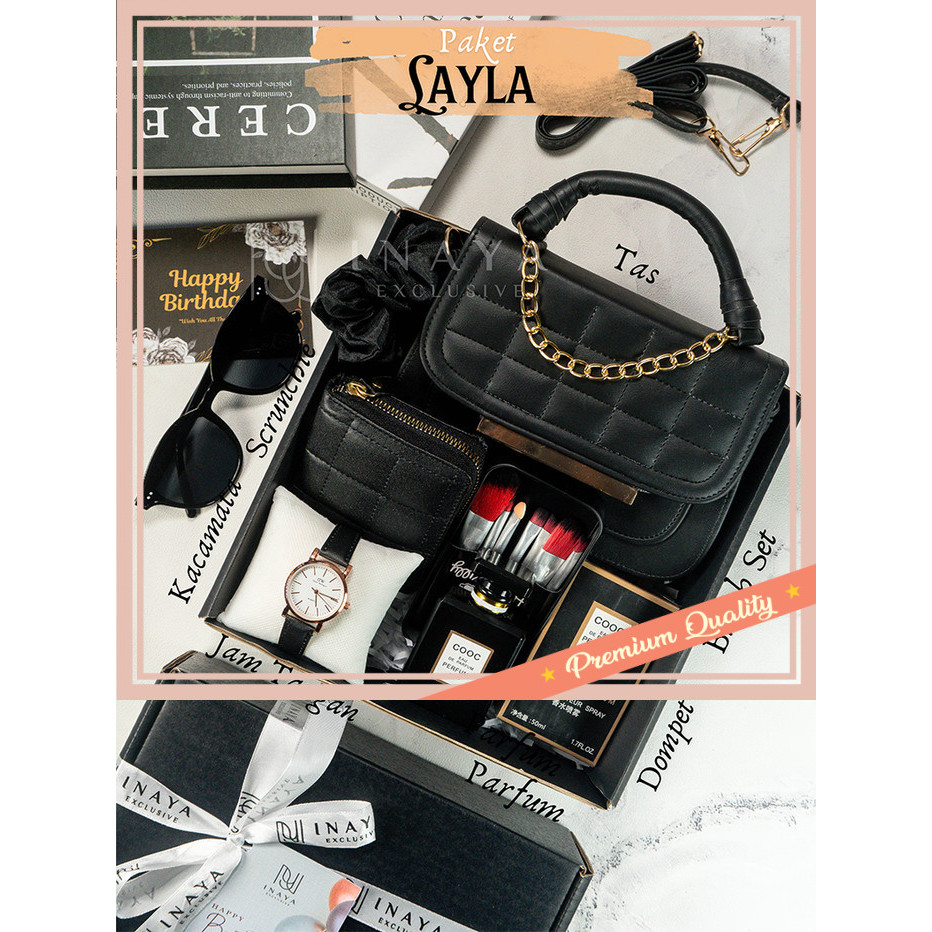 

Hampers Lebaran Unik Lucu Murah Keren buat Pacar / INAYA Hampers Cewek Premium Aesthetic | Gift Box Hadiah Kado Ulang Tahun Wisuda Wedding Anniversary Lebaran FREE Kartu Ucapan - PAKET LAYLA