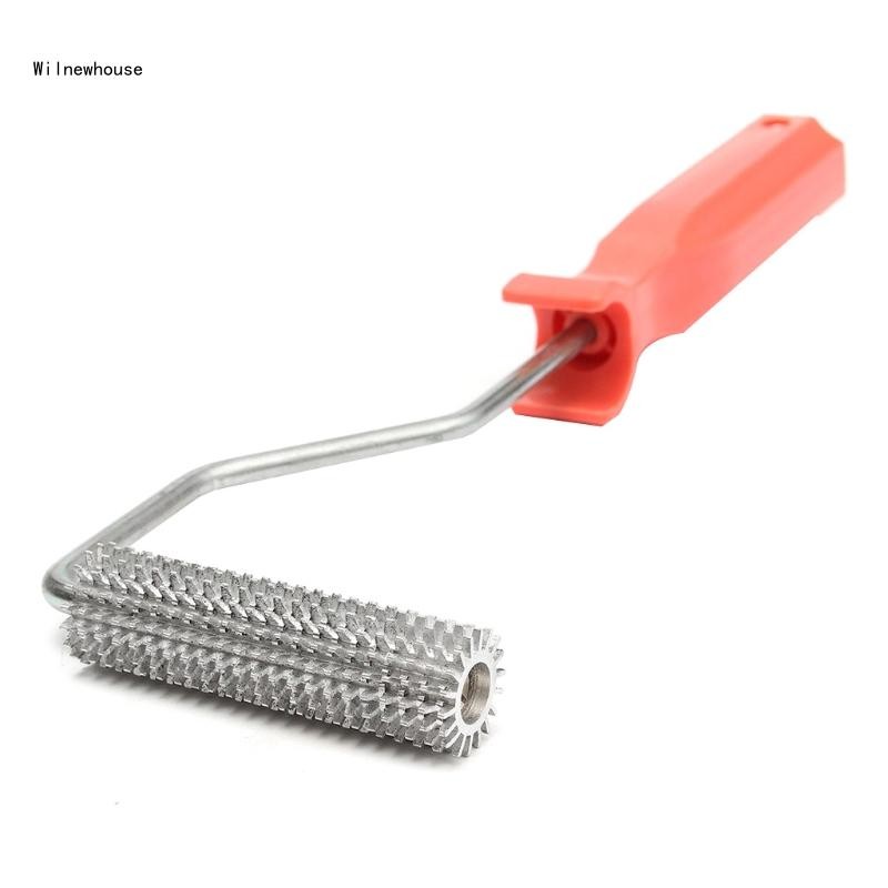 

75x21mm Laminating Bubble Roller Aluminum Alloy Fiberglass Paddle Roller Bubble Roller Tool Comfortable Dropship