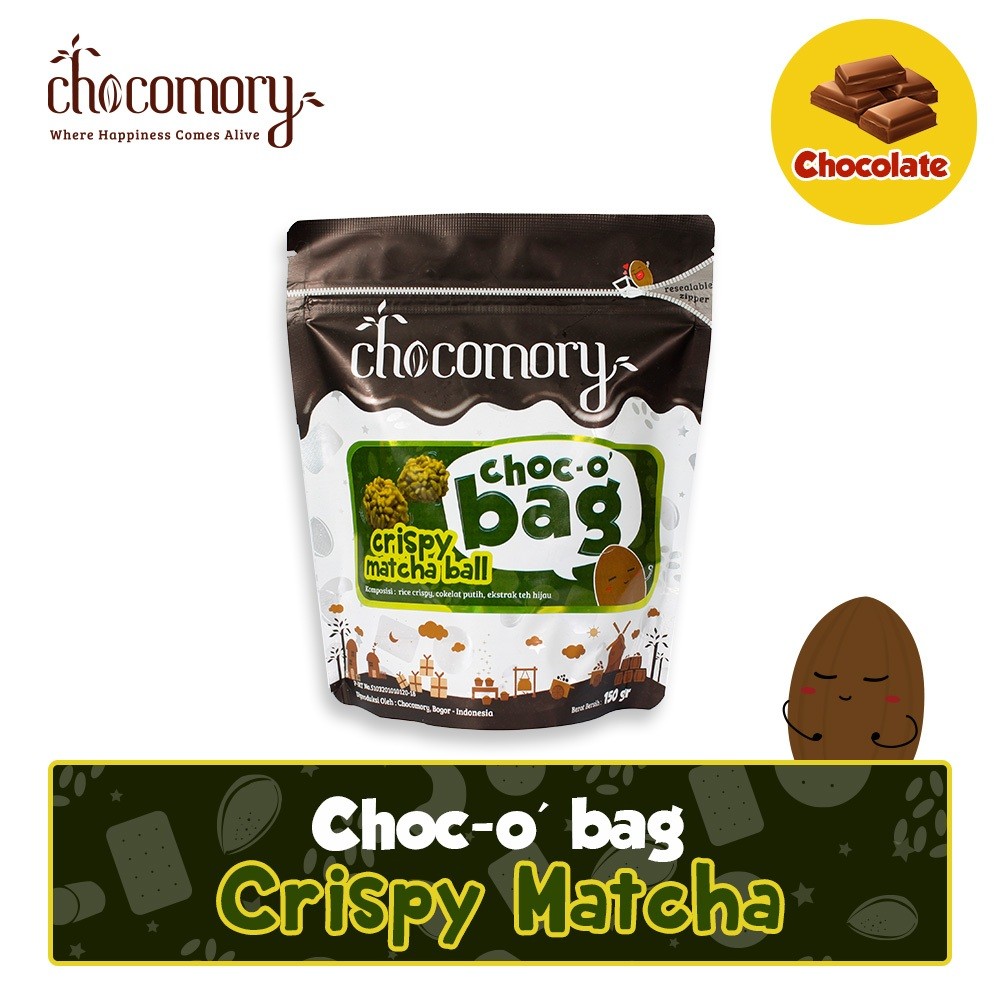 

Chocomory Choco Bag Crispy Matcha Ball 150g